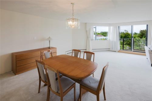 #603-1420 Beach Dr, Oak Bay, BC - Indoor Photo Showing Dining Room