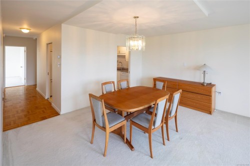 #603-1420 Beach Dr, Oak Bay, BC - Indoor Photo Showing Dining Room
