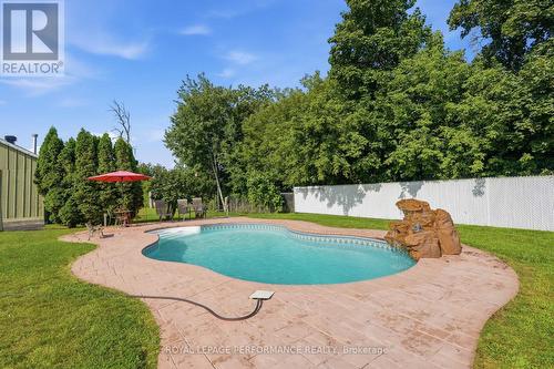 8 John Street, Champlain, ON - Outdoor With In Ground Pool With Backyard
