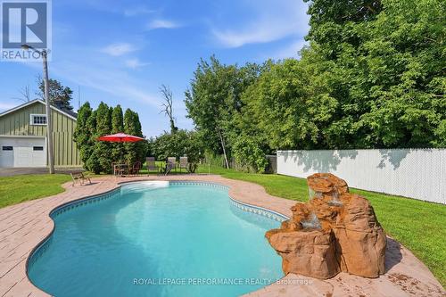 8 John Street, Champlain, ON - Outdoor With In Ground Pool With Backyard
