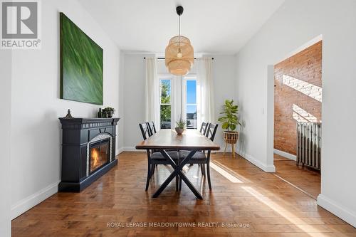 29 Railway Street, Hamilton, ON - Indoor With Fireplace