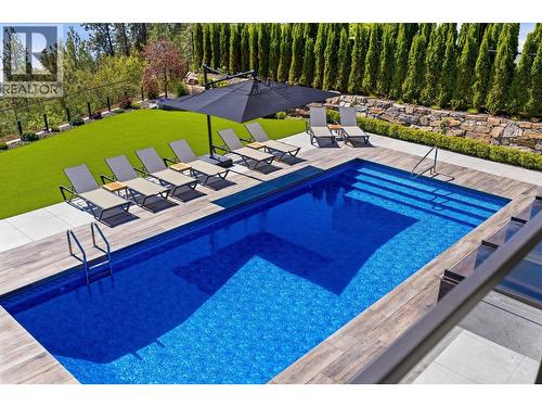 2463 Thacker Drive, West Kelowna, BC - Outdoor With In Ground Pool With Backyard