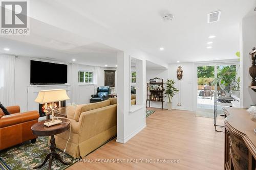 2 Jameson Drive, Hamilton, ON - Indoor Photo Showing Living Room With Fireplace