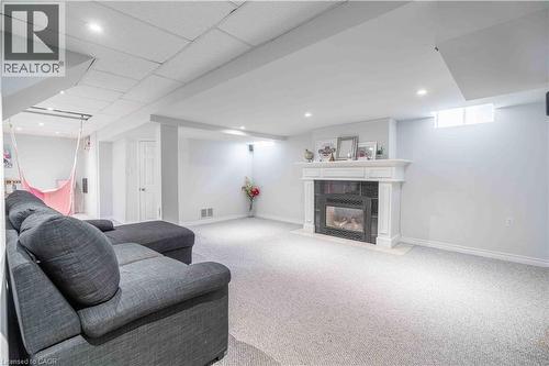 54 Selkirk Street, Caledonia, ON - Indoor With Fireplace