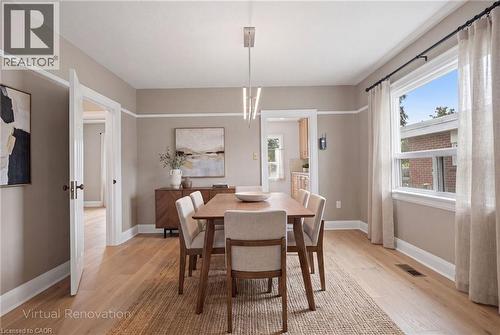 Virtually Renovated Dining Room - 188 Troy Street, Mississauga, ON - Indoor Photo Showing Dining Room