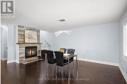 Dining Room - 8 Rastila Crescent, Ottawa, ON - Indoor With Fireplace