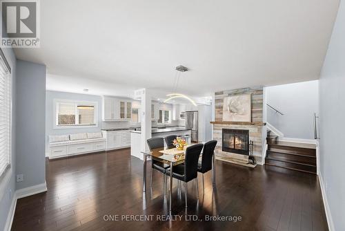 Dining Room - 8 Rastila Crescent, Ottawa, ON - Indoor With Fireplace