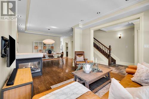 376 Winona Avenue, Ottawa, ON - Indoor Photo Showing Living Room With Fireplace