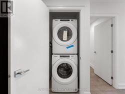 Laundry closet & door to den - 