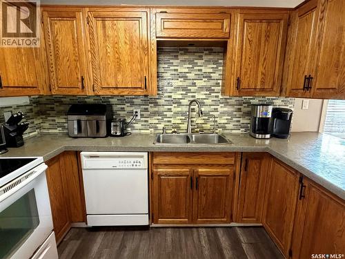 202 1St Street E, Turtleford, SK - Indoor Photo Showing Kitchen With Double Sink