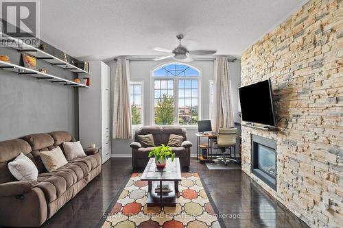 920 Clark Boulevard, Milton, ON - Indoor Photo Showing Living Room With Fireplace