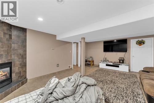3038 Brimley, Windsor, ON - Indoor With Fireplace