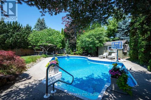 6 Pioneer Tower Crescent, Kitchener, ON - Outdoor With In Ground Pool With Backyard