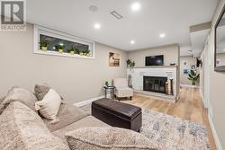 Rec room with Wood burning Fireplace - 