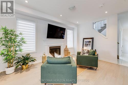 15 Mountainside Crescent, Whitby, ON - Indoor Photo Showing Living Room With Fireplace