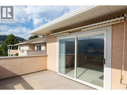 Larger sliding door off upper deck, awning helps! - 