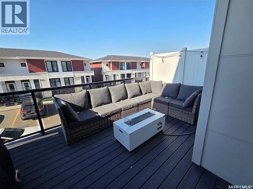 204 3229 Elgaard Drive, Regina, SK - Outdoor With Deck Patio Veranda With Exterior