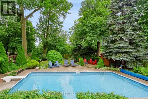 5324 Linbrook Road, Burlington, ON - Outdoor With In Ground Pool With Backyard