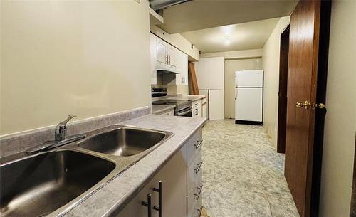 10 Burdick Pl, Winnipeg, MB - Indoor Photo Showing Kitchen With Double Sink