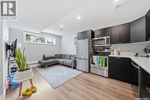 1513 Prince Of Wales Avenue, Saskatoon, SK - Indoor Photo Showing Kitchen With Double Sink