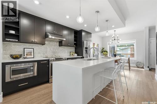 1513 Prince Of Wales Avenue, Saskatoon, SK - Indoor Photo Showing Kitchen With Upgraded Kitchen