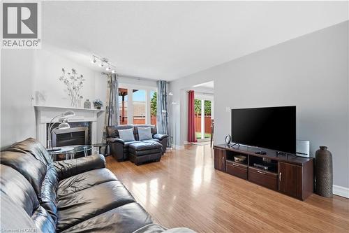 31 Fano Drive, Hamilton, ON - Indoor Photo Showing Living Room With Fireplace