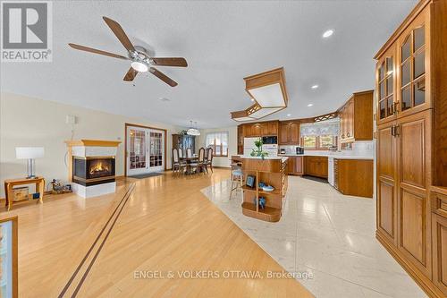 3805 Big Rideau Lake Road, Rideau Lakes, ON - Indoor With Fireplace