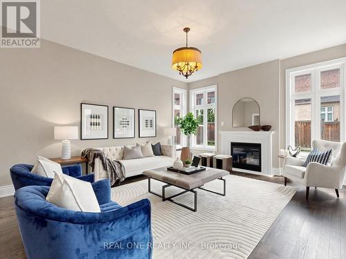 111 Headwind Boulevard, Vaughan, ON - Indoor Photo Showing Living Room With Fireplace