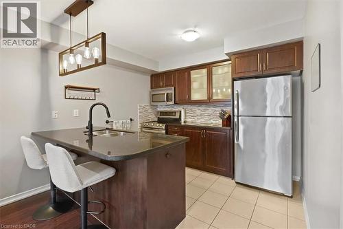 7 Sirente Drive Unit# 7, Hamilton, ON - Indoor Photo Showing Kitchen With Double Sink