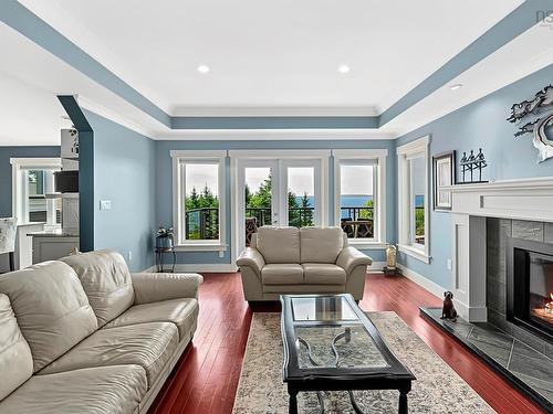 116 Whitecap Ridge, Black Point, NS - Indoor Photo Showing Living Room With Fireplace