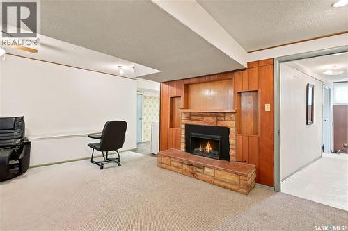7343 8Th Avenue, Regina, SK - Indoor With Fireplace