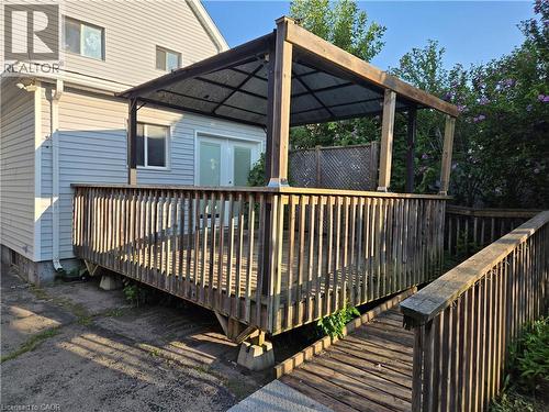 224 Burgar Street, Welland, ON - Outdoor With Deck Patio Veranda With Exterior
