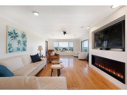12862 Riverside, Tecumseh, ON - Indoor Photo Showing Living Room With Fireplace