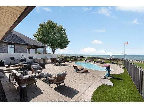 12862 Riverside, Tecumseh, ON - Outdoor With In Ground Pool