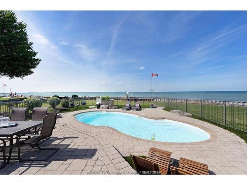 12862 Riverside, Tecumseh, ON - Outdoor With In Ground Pool With View