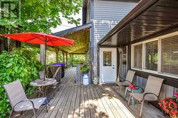 deck at front entrance - 