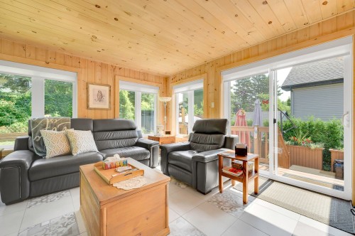 Sun Room - 66 Av. Guindon, Saint-Sauveur, QC - Indoor Photo Showing Living Room
