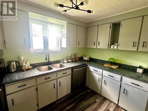 3 Sunset Drive, Badger, NL - Indoor Photo Showing Kitchen With Double Sink