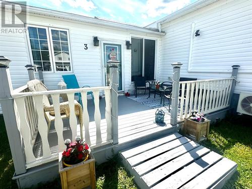 3 Sunset Drive, Badger, NL - Outdoor With Deck Patio Veranda
