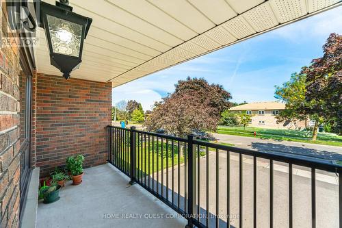 Balcony from Livingroom - 4190 Bishopstoke Lane, Mississauga, ON - Outdoor With Exterior