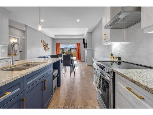 116 Brighton Place, Chatham, ON - Indoor Photo Showing Kitchen With Double Sink With Upgraded Kitchen