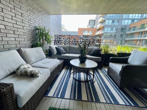 Patio - 702-360 Rue Atateken, Montréal (Ville-Marie), QC - Outdoor With Exterior