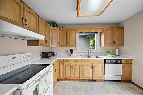 103 Poplynn Dr, Winnipeg, MB - Indoor Photo Showing Kitchen With Double Sink