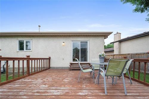 103 Poplynn Dr, Winnipeg, MB - Outdoor With Deck Patio Veranda With Exterior