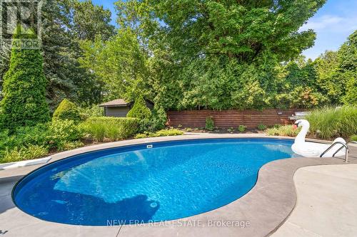 261 Pinetree Way, Mississauga, ON - Outdoor With In Ground Pool With Backyard