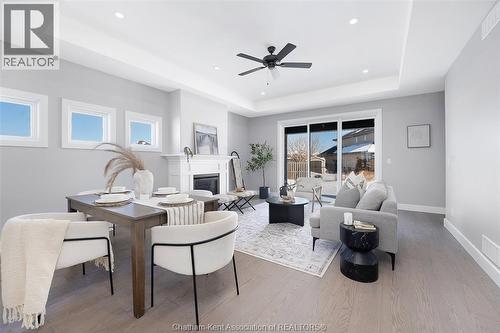76 Bloomington Way, Chatham, ON - Indoor Photo Showing Living Room With Fireplace