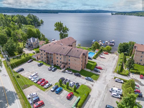 Aerial View - 207-100 Rue Du Lac, Sherbrooke (Brompton/Rock Forest/Saint-Élie/Deauville), QC - Outdoor With Body Of Water With View