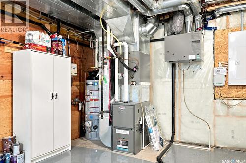 659 Secord Bend, Saskatoon, SK - Indoor Photo Showing Basement