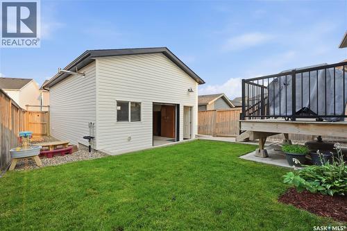 659 Secord Bend, Saskatoon, SK - Outdoor With Deck Patio Veranda With Exterior
