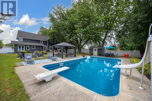 4553 Solina Road, Clarington, ON - Outdoor With In Ground Pool With Backyard